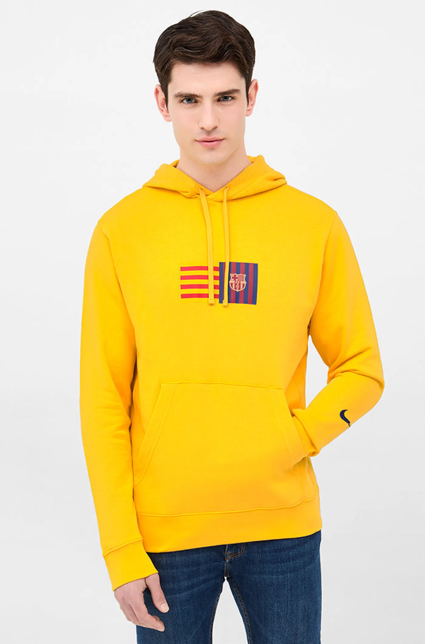Barça Nike gelbes Sweatshirt | FC Barcelona New