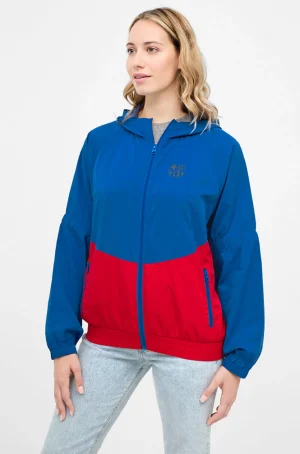 Barça zweifarbige Windjacke – Damen | FC Barcelona Flash Sale