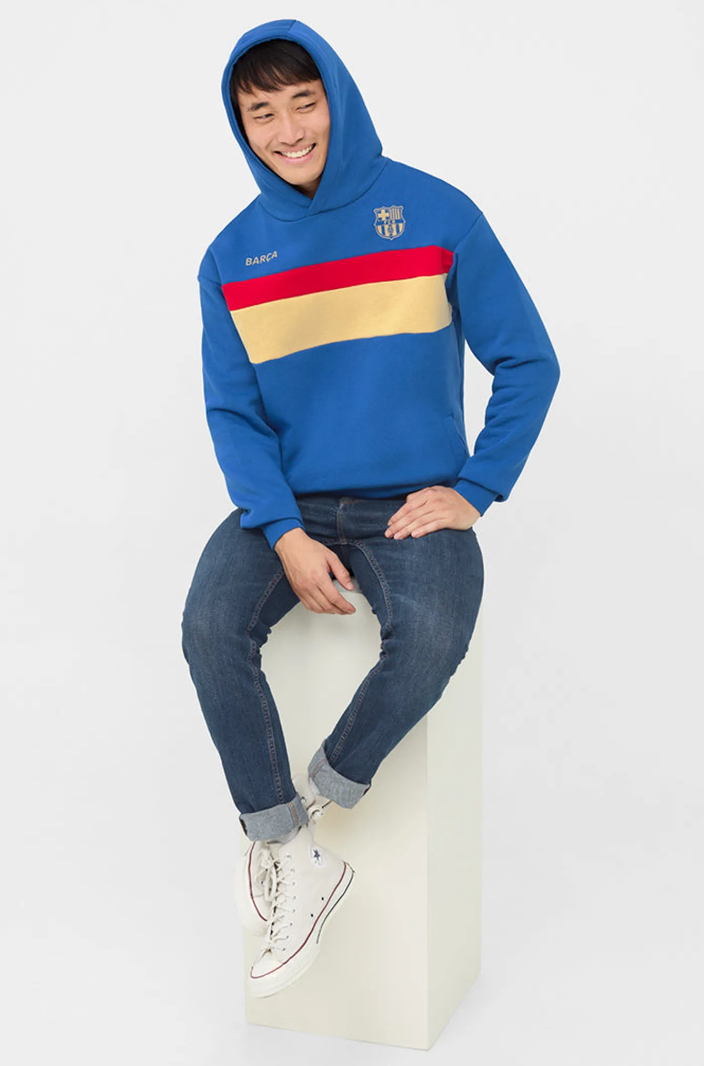 Barça-Sweatshirt mit Kapuze | FC Barcelona Fashion
