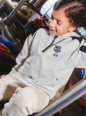 Barça-Sweatshirt mit Reißverschluss – Junior | FC Barcelona Fashion