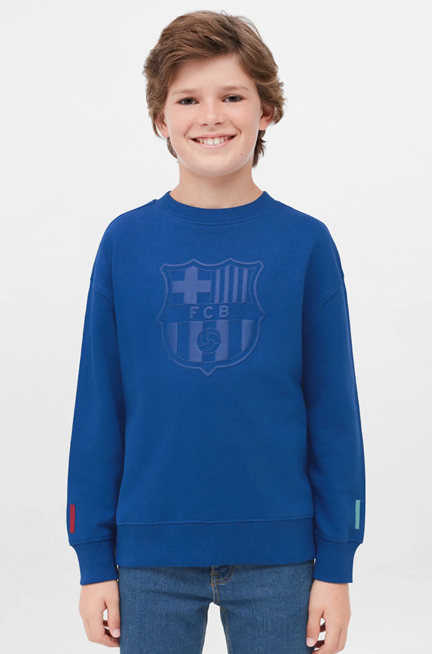 Barça-Sweatshirt mit Rundhalsausschnitt - Junior | FC Barcelona Online