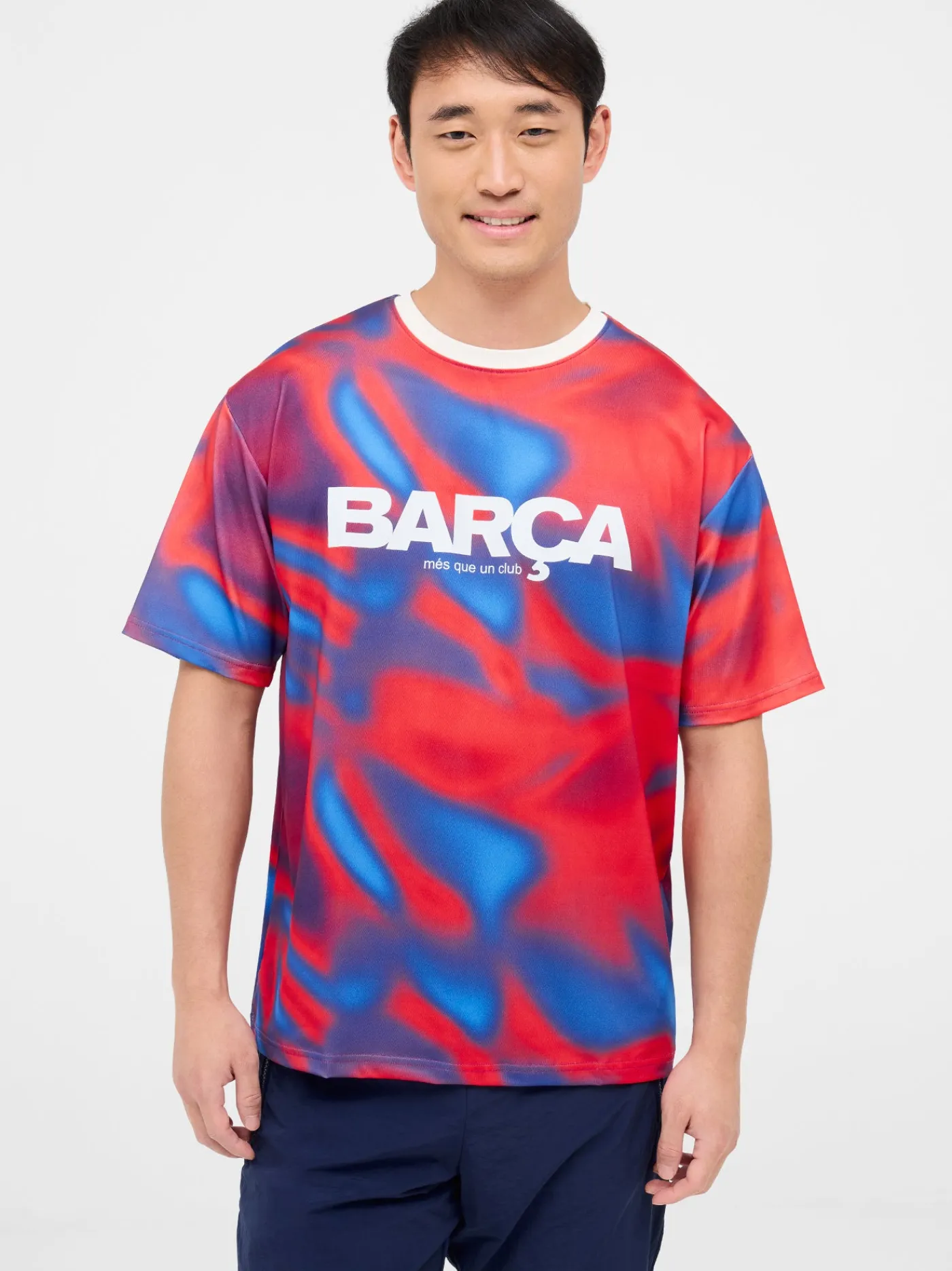 Bedrucktes rot T-Shirt Wappen Barça | FC Barcelona Cheap