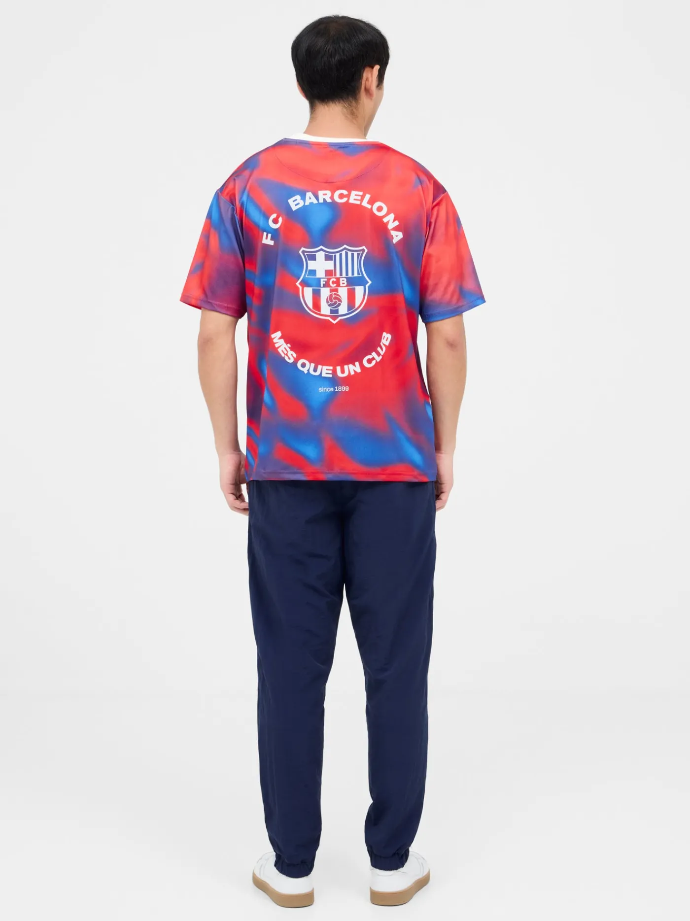 Bedrucktes rot T-Shirt Wappen Barça | FC Barcelona Cheap