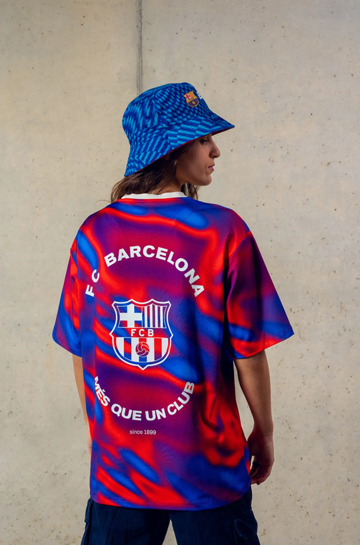 Bedrucktes rot T-Shirt Wappen Barça | FC Barcelona Cheap