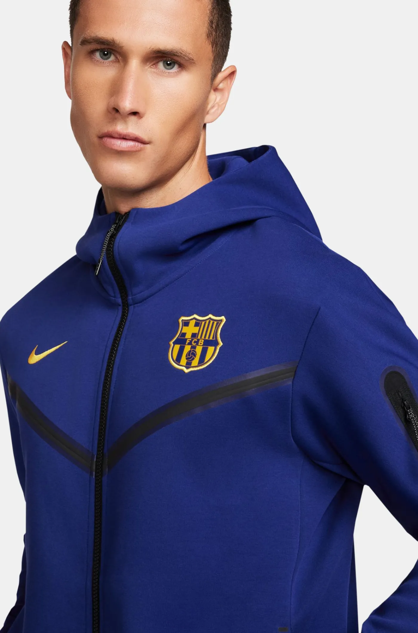 Blaue Tech-Jacke von Barça Nike | FC Barcelona Shop