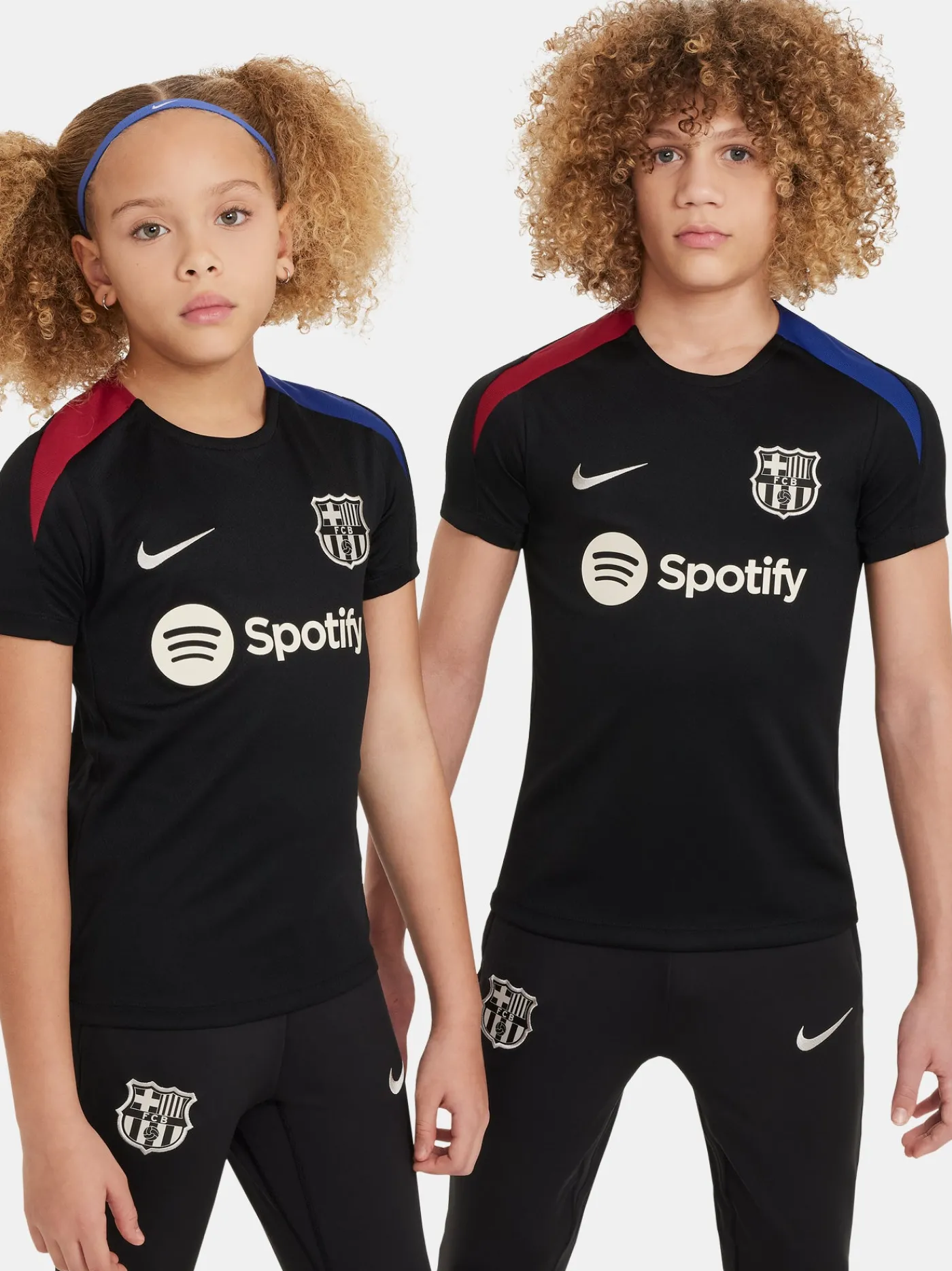 24/25 Schwarzes Trainingsshirt – Junior | FC Barcelona Shop