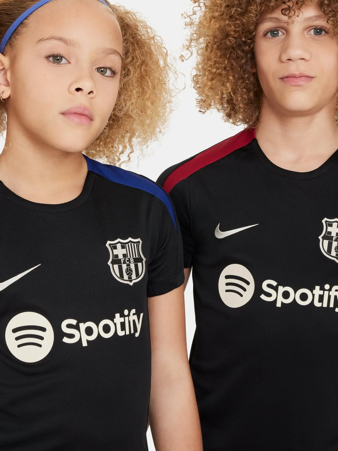24/25 Schwarzes Trainingsshirt – Junior | FC Barcelona Shop