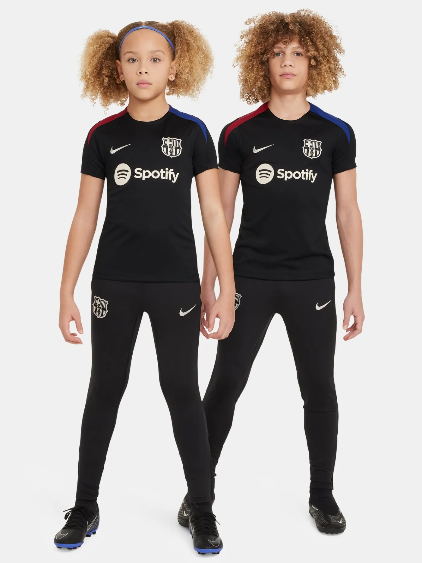 24/25 Schwarzes Trainingsshirt – Junior | FC Barcelona Shop