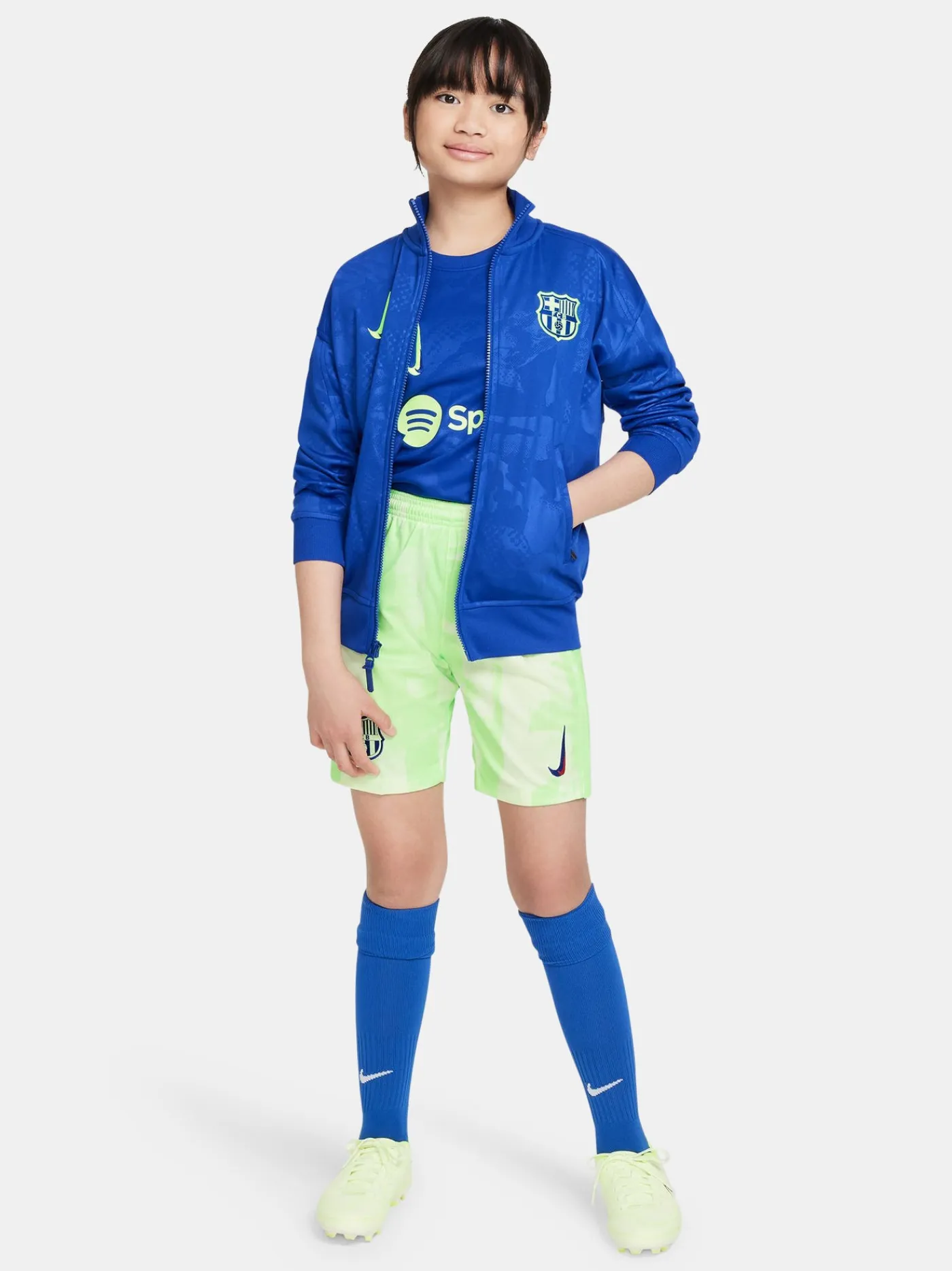 -Hymnenjacke Dritte 24/25 – Junior | FC Barcelona Best