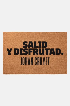 Fußmatte "Salid y disfrutad“ aus der Johan Cruyff Kollektion | FC Barcelona Fashion