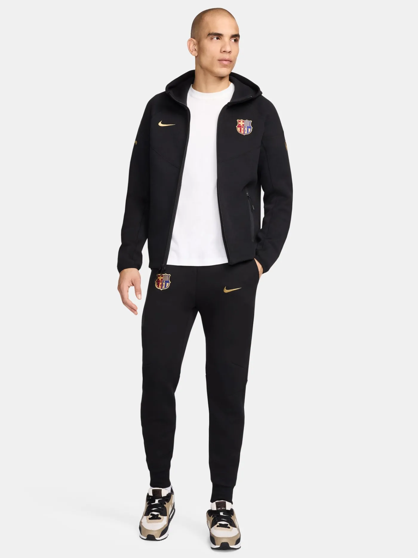 Hose Tech-Fleece-Wappen schwarz Barça Nike | FC Barcelona Cheap