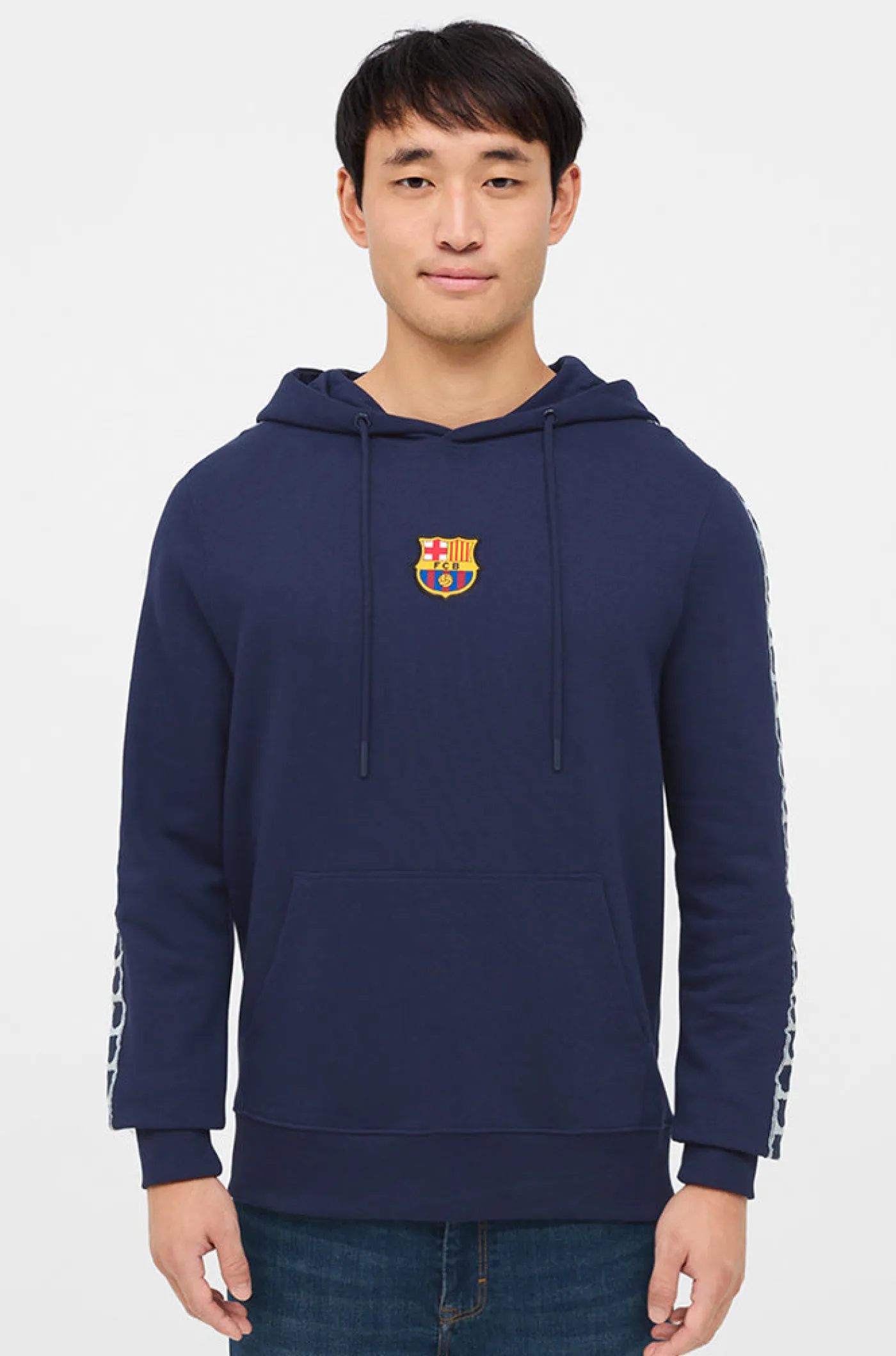 Kapuzenpullover Barça, marineblau | FC Barcelona Cheap