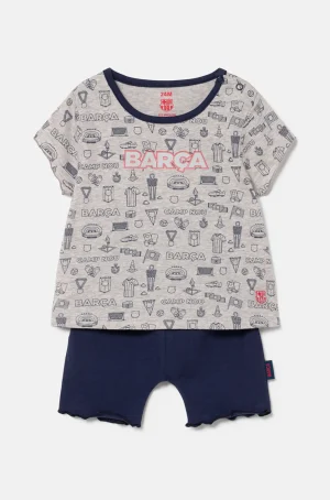 Kurzarm-Schlafanzug aus Baumwolle Barça – Babys | FC Barcelona Shop