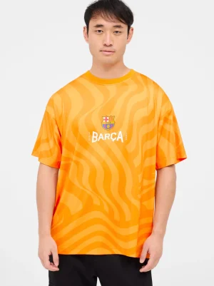 Kurzarm-T-Shirt mit Barça-Muster | FC Barcelona Best Sale