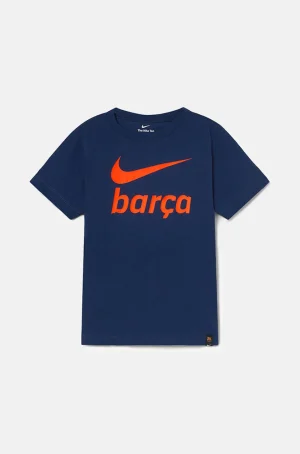 Marineblaues T-Shirt Barça Nike – Junior | FC Barcelona Discount
