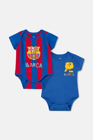 Packung mit 2 animierten Barça-Schild-Bodys – Baby | FC Barcelona Discount