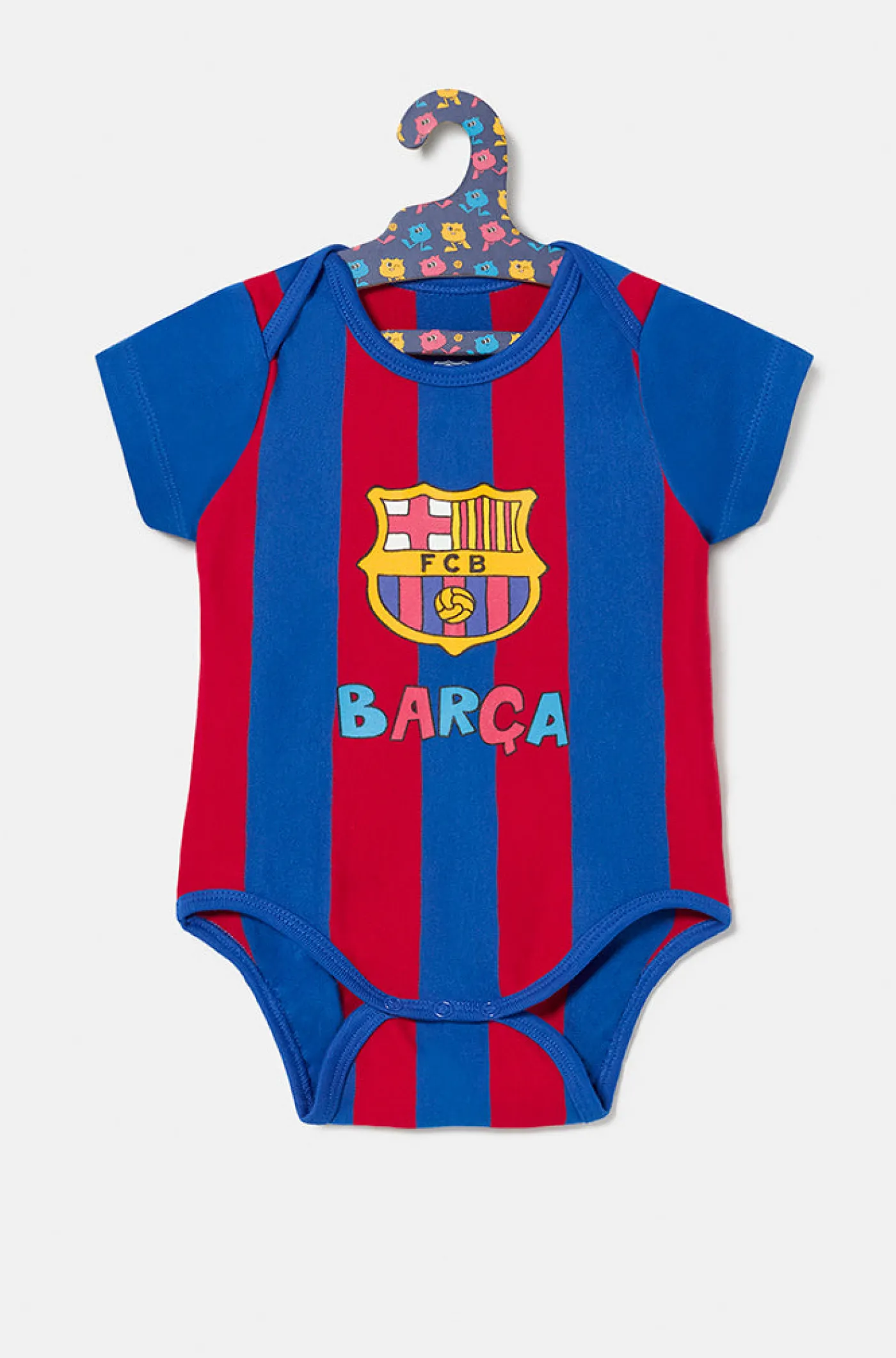 Packung mit 2 animierten Barça-Schild-Bodys – Baby | FC Barcelona Discount
