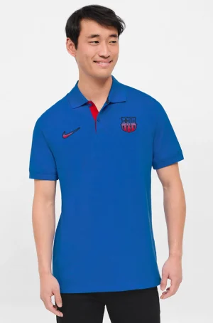 Polo mit Kontrast-Wappen Barça Nike | FC Barcelona Online