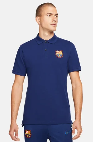 Polo mit Wappen Barça Nike | FC Barcelona Discount