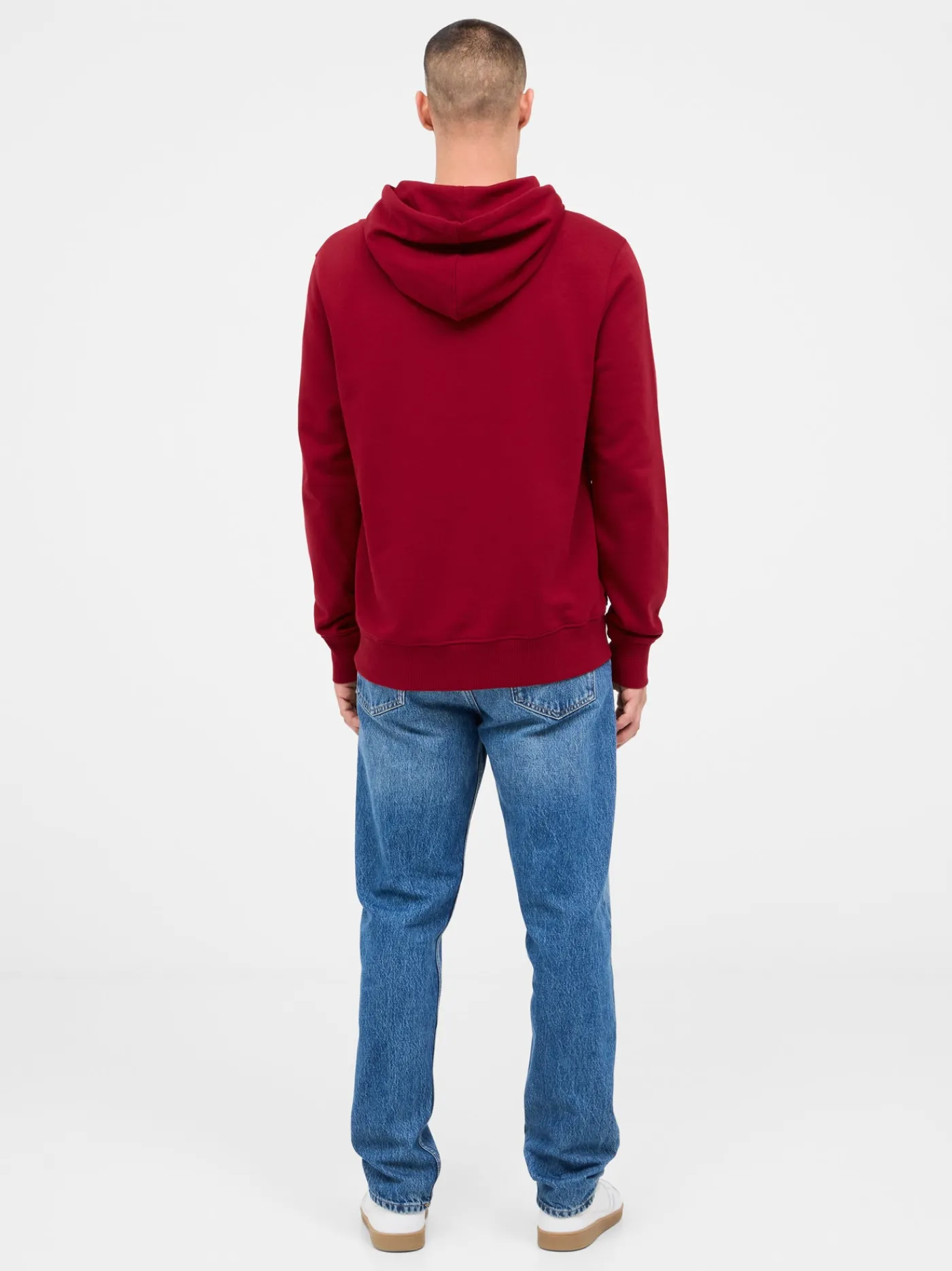 Roter Hoodie mit Barça-Emblem | FC Barcelona Shop