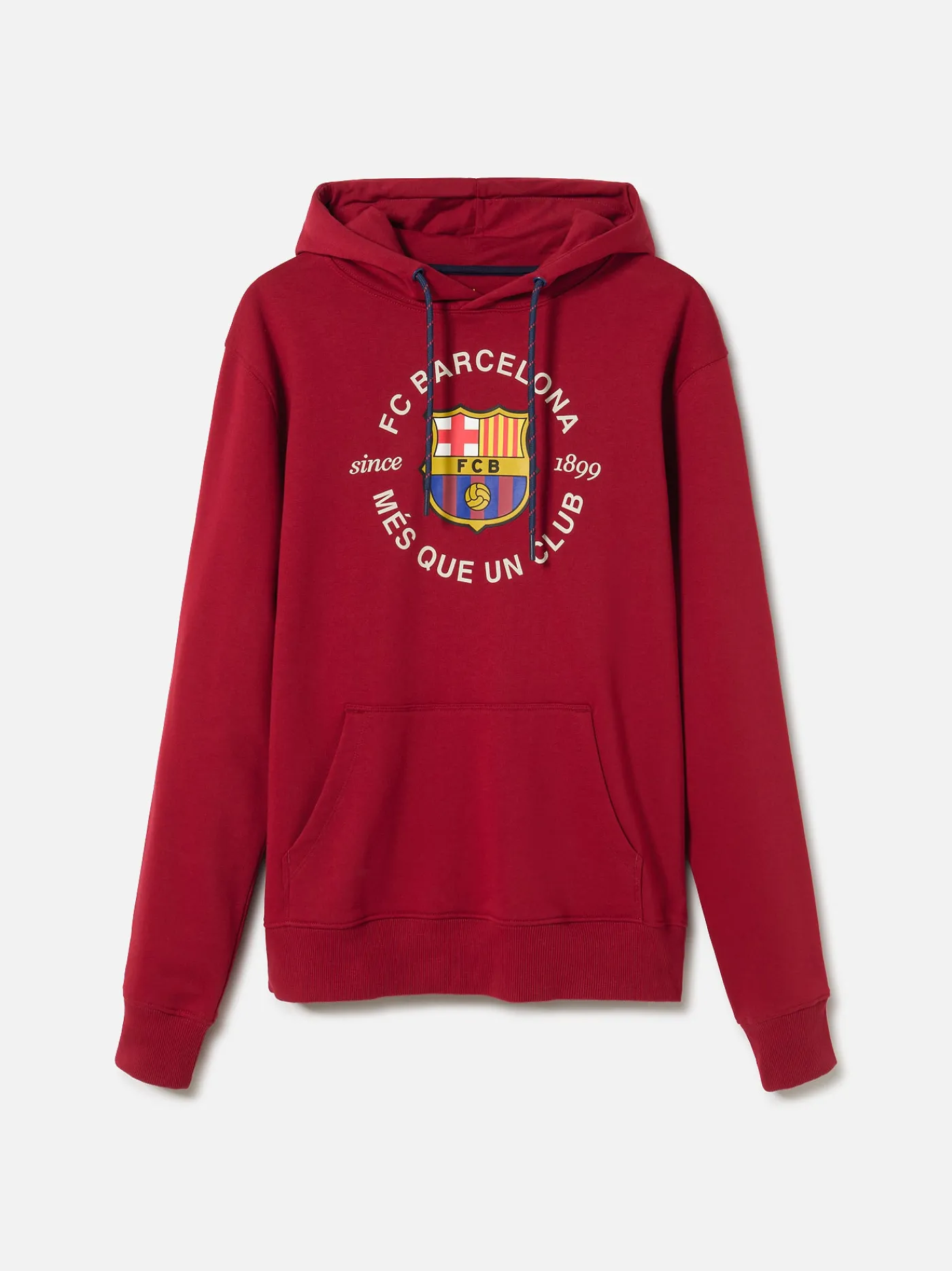 Roter Hoodie mit Barça-Emblem | FC Barcelona Shop