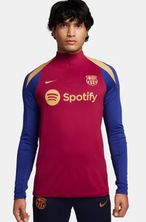 Rotes Trainings-Sweatshirt des 23/24 | FC Barcelona Clearance