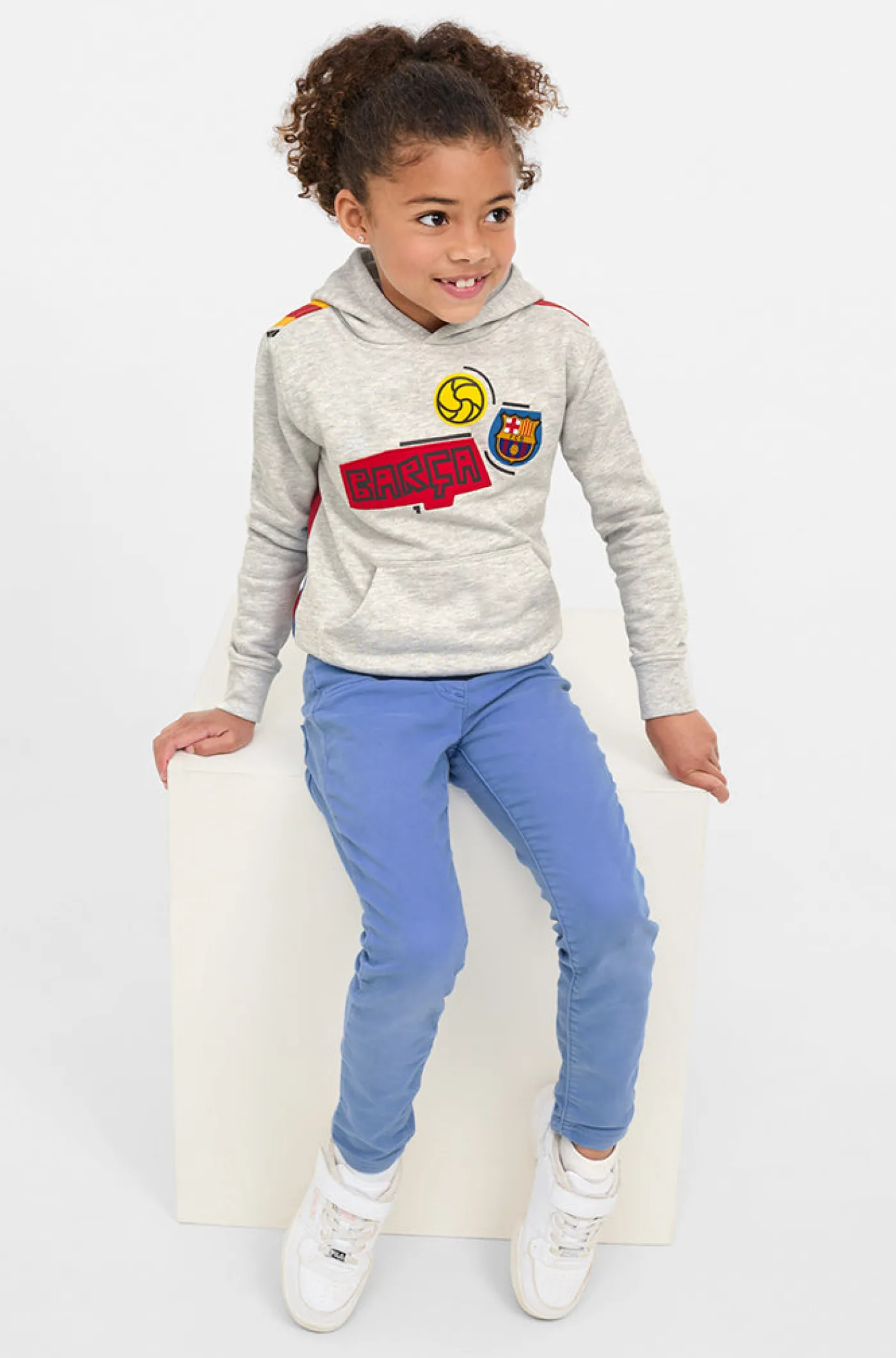 Sweatshirt mit Barça-Motiv - Junior | FC Barcelona Fashion