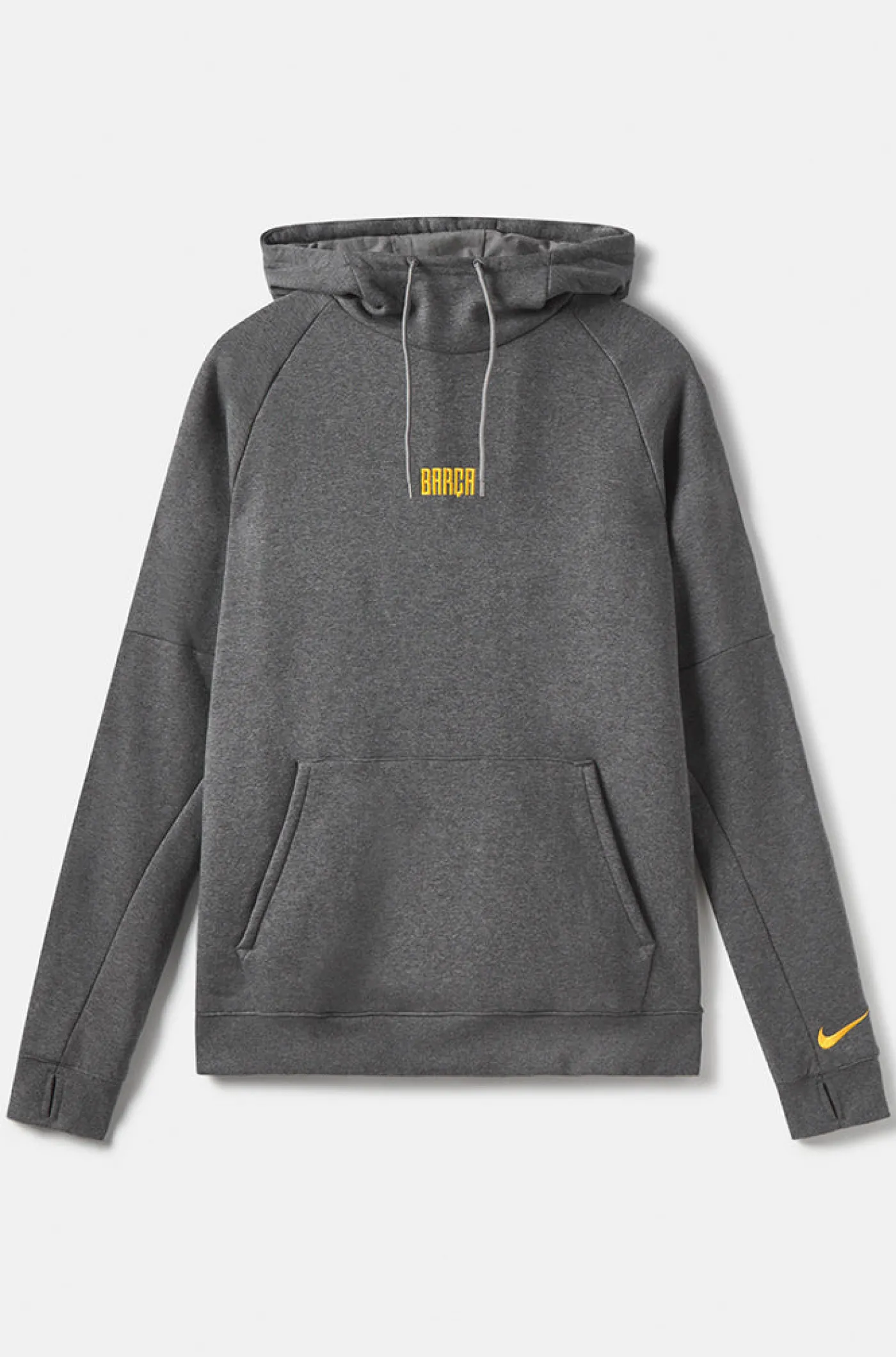 Sweatshirt mit Kängurustasche „Barça“ - Grau meliert | FC Barcelona Best Sale