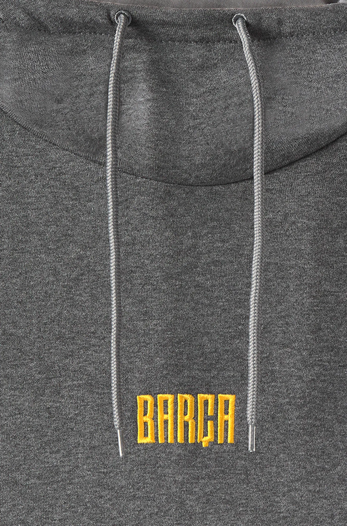 Sweatshirt mit Kängurustasche „Barça“ - Grau meliert | FC Barcelona Best Sale