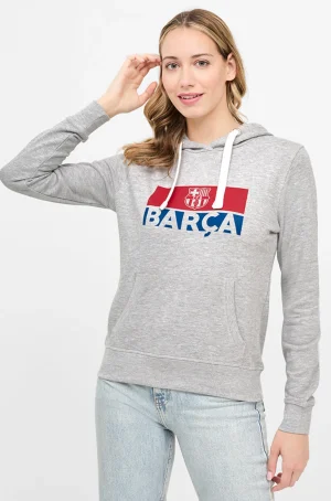 Sweatshirt mit Kängurutasche mit Wappen Barça | FC Barcelona Outlet