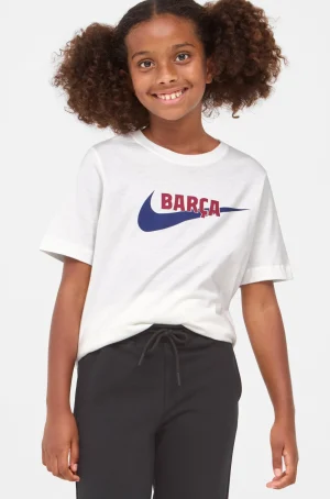 Trikot Weiss von Barça Nike - Junior | FC Barcelona New