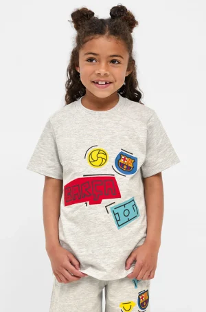 T-Shirt grau Barça - Junior | FC Barcelona Fashion