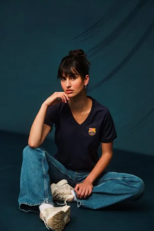 T-Shirt marineblaues Barça - Damen | FC Barcelona Cheap