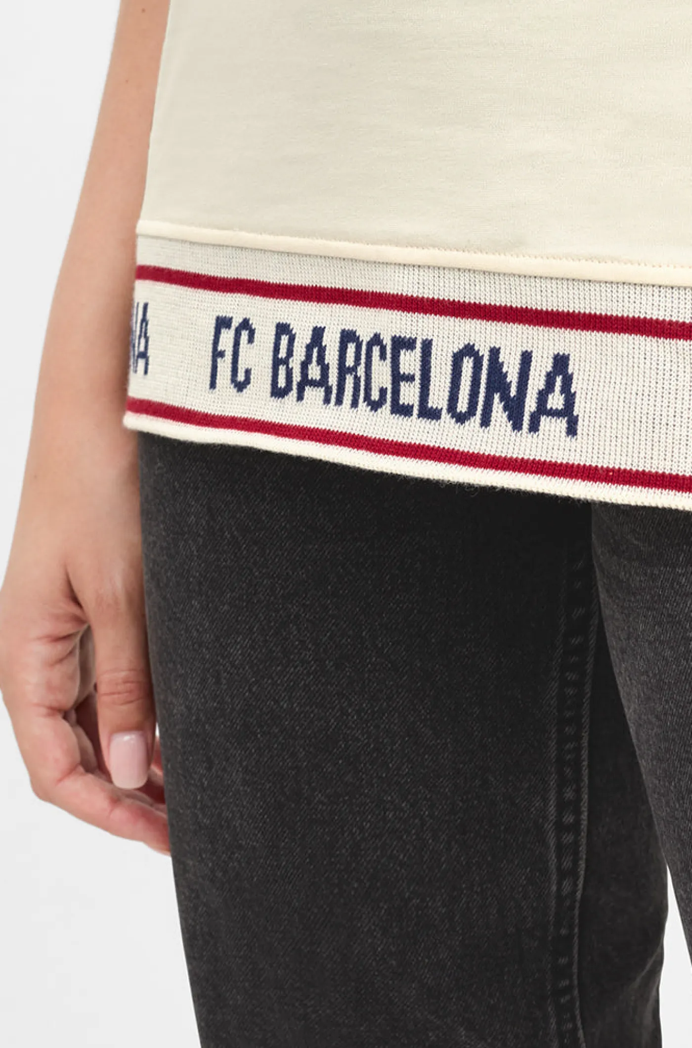 T-Shirt mit Streifen | FC Barcelona Outlet