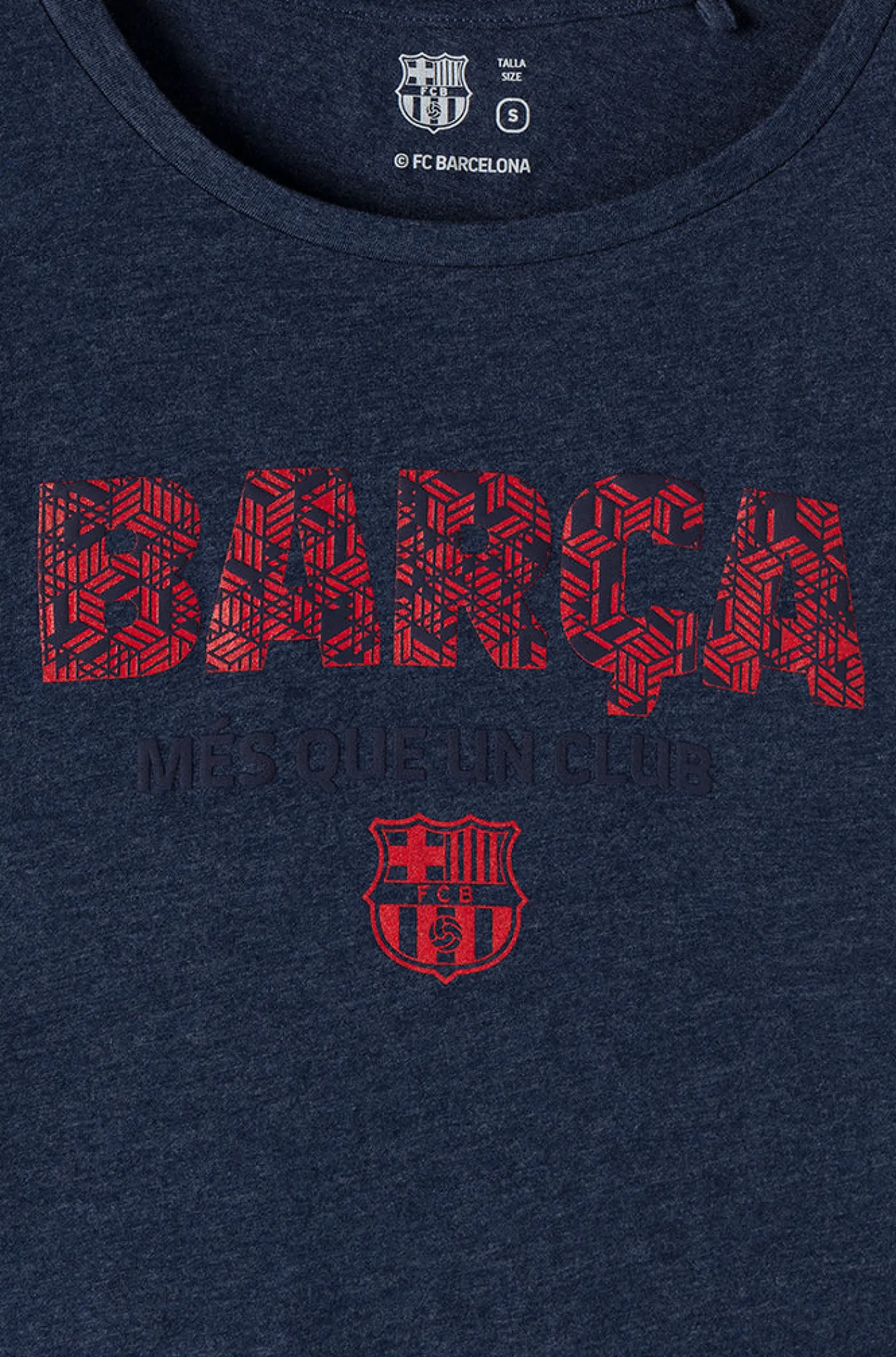 T-Shirt „Més que un club“ - Jeansblau | FC Barcelona Store