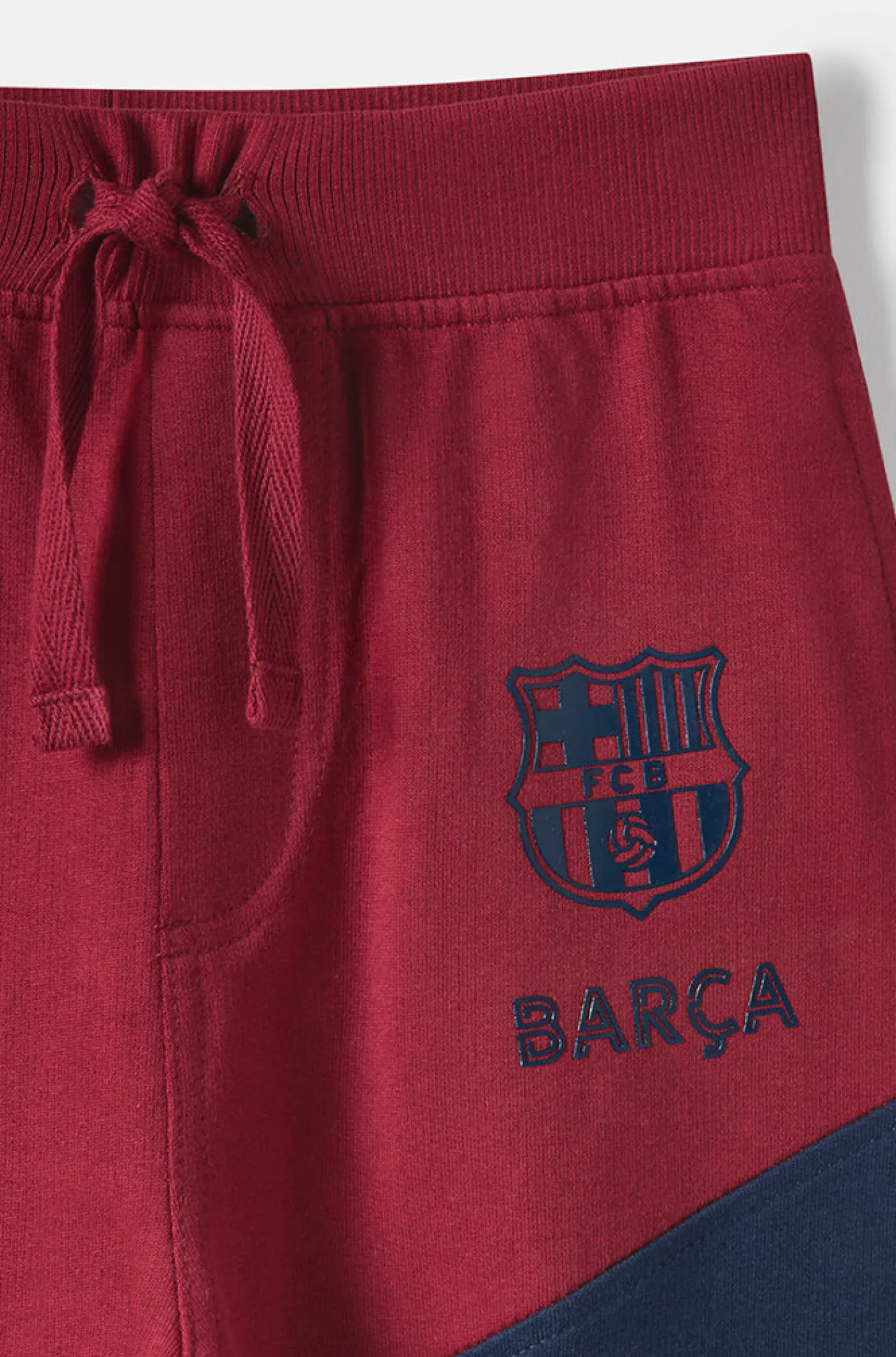 Zweifarbige Sporthose mit Wappen des - Kinder | FC Barcelona Fashion